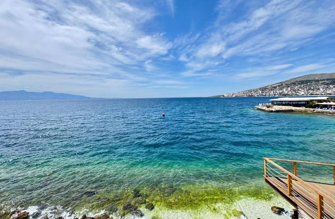 Appartement Viola Sea View Penthouse à Saranda Extérieur photo