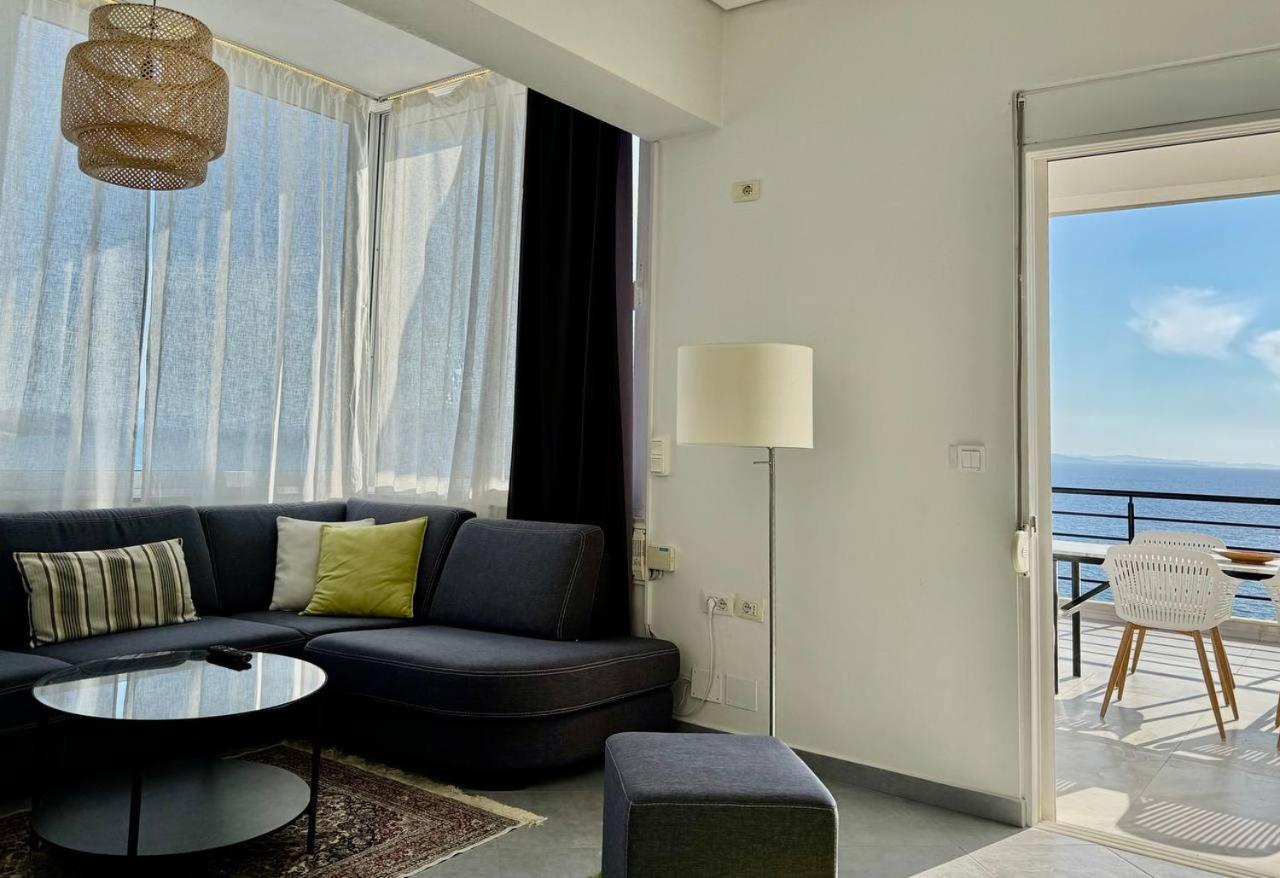 Appartement Viola Sea View Penthouse à Saranda Extérieur photo