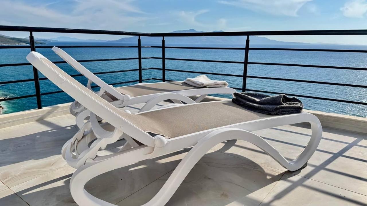 Appartement Viola Sea View Penthouse à Saranda Extérieur photo